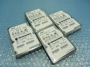 1MAQ // 4個セット HGST HUC109060CSS600 600GB 2.5インチHDD SAS 6Gb/s 10K(10000)rpm 15mm // SGI CMN1110-819U-7 取外