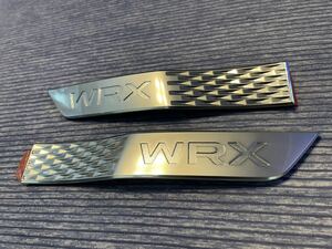 ■■■⑤在庫有 新品 スバル純正 マッドシルバー WRX サイドエンブレム フェンダーオーナメント ガーニッシュ VAB VAG WRX STI S4③