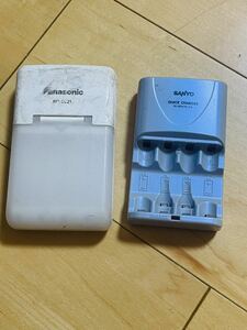 Panasonic sanyoニッケル水素電池用 急速充電器 エボルタ 二個セット