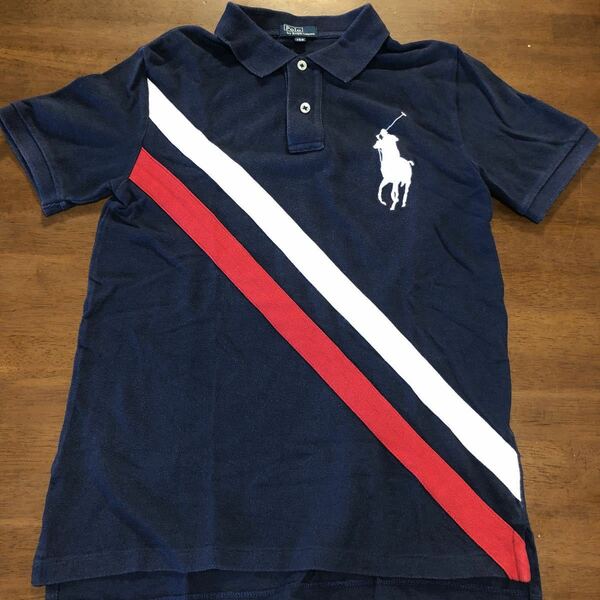 【RALPH LAUREN/ラルフローレン】ポロシャツ　サイズ/150㎝　ビッグポニー　中古　ネイビー