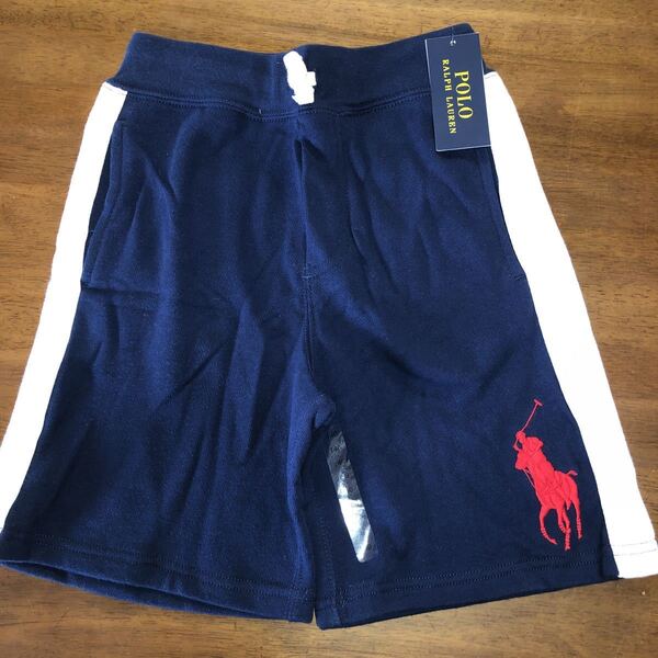 【RALPH LAUREN/ラルフローレン】ショートパンツ サイズS(8)/140㎝ ビッグポニー 新品タグ付き レッド 赤