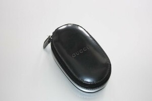 【GUCCI】　グッチ　アクセサリーケース　カーフ　黒色　美品　