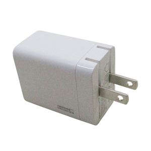 AC充電器 AC-USBアダプタ AC-USB充電器 高速充電65W Type-C GaN (窒化ガリウム）採用 超コンパクト設計 HIDISC ML-PDC1PG65WH/0457