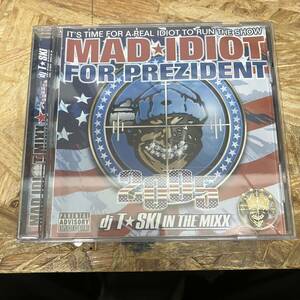 ● HIPHOP,R&B MAD IDIOT MIXX DJ T-SKI IN THE MIXX アルバム,INDIE CD 中古品