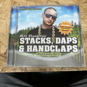 ● HIPHOP,R&B MILK CHAMBERLAIN' STACKS, DAPS & HANDCLAPS IPOD CANDY VOL 1 アルバム,G-RAP CD 中古品