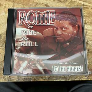 シ● HIPHOP,R&B ROME - RIDE & ROLL INST,シングル,名曲! CD 中古品