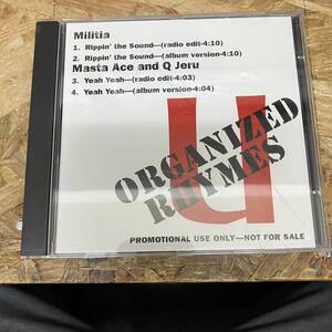 ● HIPHOP,R&B MILITIA - RIPPIN' THE SOUND / MASTA ACE AND Q JERU - YEAH YEAH シングル,INDIE CD 中古品