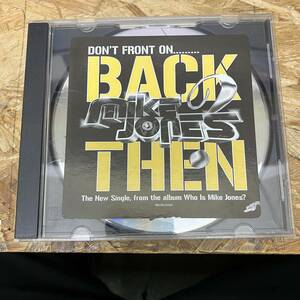 ● HIPHOP,R&B MIKE JONES - BACK THEN INST,シングル,PROMO盤 CD 中古品