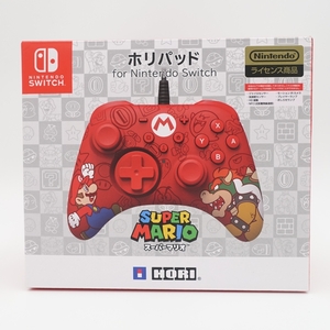 未使用!任天堂ライセンス商品/HORI ホリパッド for Nintendo Switch スーパーマリオ/ゲーム コントローラー/ニンテンドー スイッチ/6622