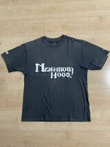 neighborhood ネイバーフッド Tシャツ M ブラック 古着 01年 supreme wtaps visvim_画像1