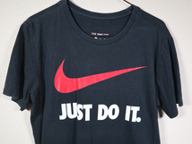 NIKE ナイキ　半袖Ｔシャツ　Mサイズ　ロゴ　JUST DO IT. スウッシュ 黒　赤/507225351_画像1