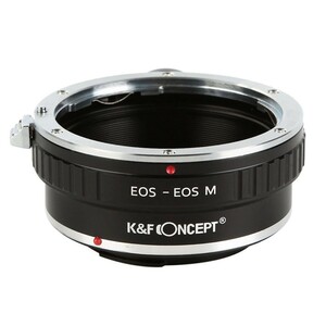 K&amp;F Concept レンズマウントアダプター KF-EFEM-T (キャノンEFマウントレンズ → キャノンEF-Mマウント変換）三脚座付き