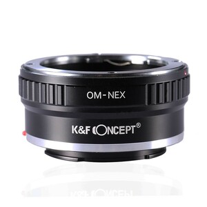 K&F Concept レンズマウントアダプター KF-OME (オリンパスOMマウントレンズ → ソニーEマウント変換）