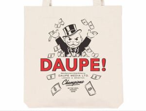 Daupe! "Monopoly" Tote Bag トートバッグ 新品