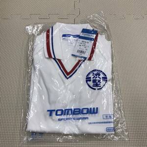 (新品) 【45519-75】徳島県 渋野小学校 トレシャツ半袖/ジャージ/140/日本製/TOMBOW/白/体操着/体操服/トレーニングウェア/小学生