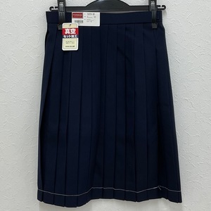 ( new goods ) Tokushima prefecture Tokushima city . south part junior high school skirt *W66* height 54* school skirt * navy blue * winter * winter clothes * uniform * school uniform * high school * junior high school * woman student *