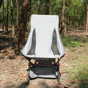 アウトドアチェア キャンプ椅子Lサイズ【新型】アルミ合金　重さ僅か1.35キロ　持ち出し楽々　コンパクトサイズ 【2点セット】