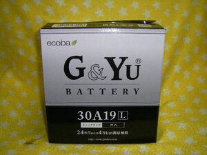 G&amp;Yu Ecoba Series ecoba 30A19L Новый аккумулятор