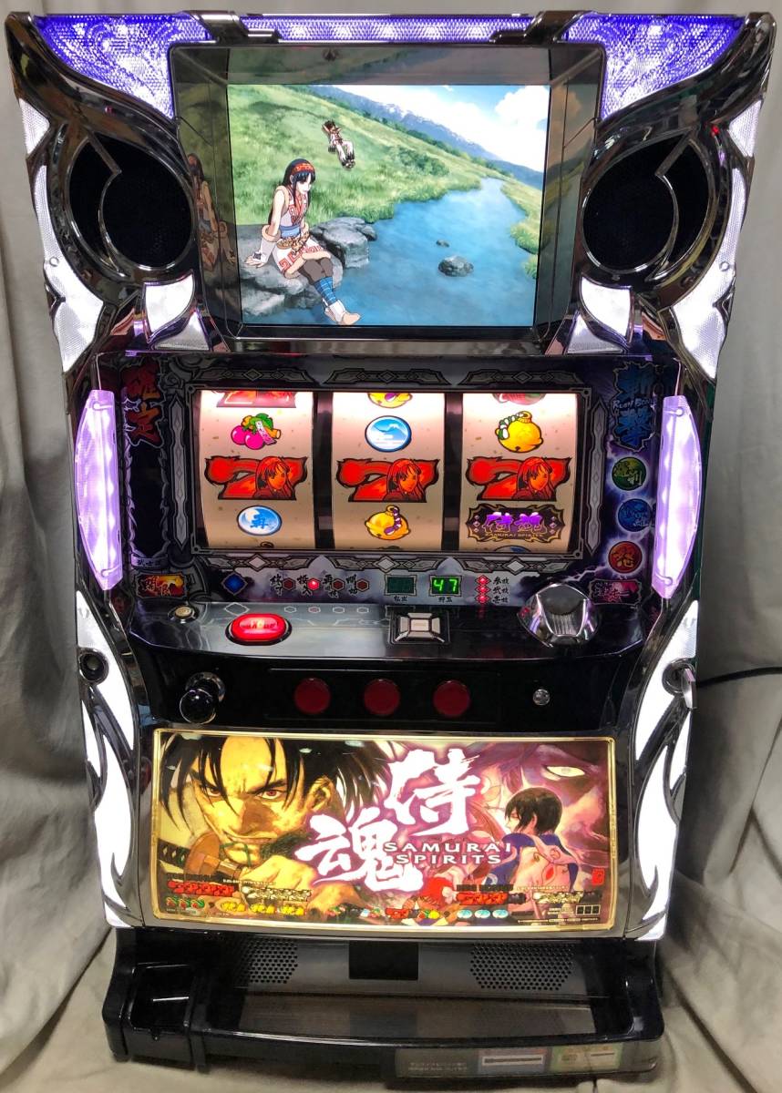 直売特注品】 SNKプレイモア 餓狼伝説双撃 コイン不要機 パチスロ実機