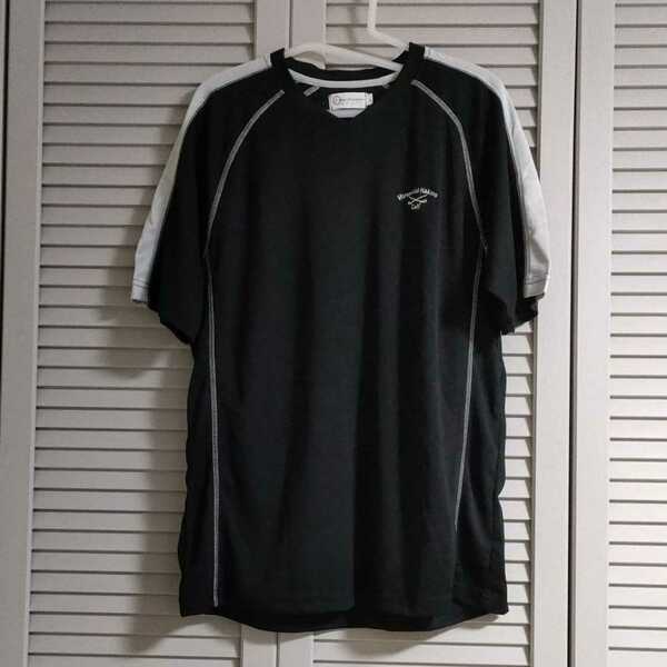 ヒロミチナカノ ゴルフ メッシュ Tシャツ ブラック グレー メンズ LLサイズ XLサイズ