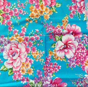 花布 客家花布 台湾土産 牡丹 生地