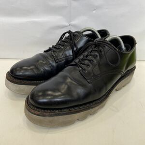 【foot the coacher フットザコーチャー】FTC1412017 SERVICEMAN SHOES サービスマンシューズ US9 ブラック レザー 2207oki