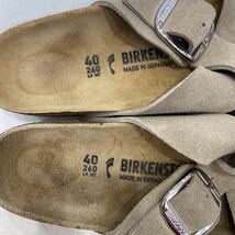 【BIRKENSTOCK ビルケンシュトック】BEAUTY&YOUTH別注 SIENA シエナ ビッグバックル 26cm ベージュ スウェード 2207oki_画像7