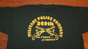 【US ARMY】262th MP ミリタリーポリス テネシーアーミーナショナルガード POLICE Tシャツ サイズXL Military Police