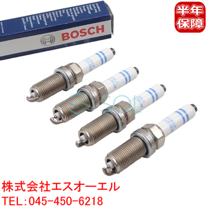  postage 185 jpy VW Golf 6(517) Golf 7(5G1 BQ1 BE1 BE2) Sirocco (137 138) 2.0 double platinum spark-plug 4 pcs set ( for 1 vehicle ) BOSCH made 