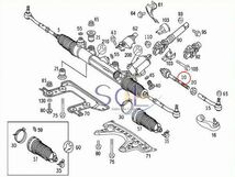 ベンツ W211 フロント ステアリング インナータイロッド 左右共通 E240 E280 E320 E350 E500 E55 E63 2303380015 2203380715 出荷締切18時_画像2