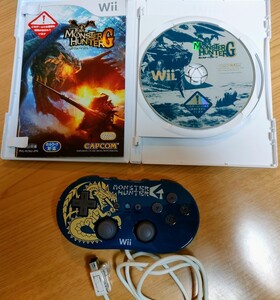 wii モンスターハンターG クラシックコントローラー付き