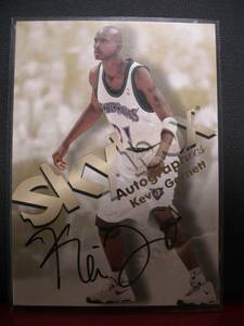 Skybox Autographics Kevin Garnett ケビン・ガーネット　オート　直書き・直筆サインカード　