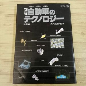 自動車関連[図解 自動車のテクノロジー 基礎編] 1991年刊 両角岳彦 モーターファン別冊