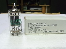 Philips ECG JAN 6189W 12AU7 互換球　Used 動作良好品_画像1