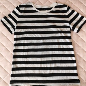 無印良品 ボーダーTシャツ 半袖Tシャツ