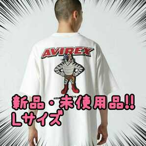 【新日本プロレス50周年記念 × AVIREX】半袖 マスクマン Tシャツ ホワイト Lサイズ