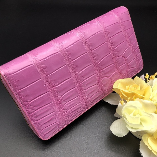 2023年最新】Yahoo!オークション -クロコダイル ピンク 長財布の中古品