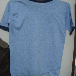 2207ビンテージNIAGARAナイアガラ杢ヘザーHEATHER霜降リンガーTシャツ トリムOLDオールドUSED古着の画像2