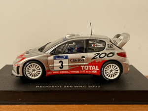 1/32 AUTOart PEUGEOT 206 WRC 2002 #3 Panizzi