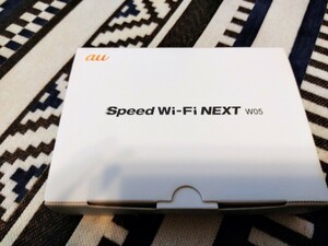 モバイルルーター　W05　wimax2+　au Speed Wi-Fi NEXT W05 ホワイト シルバー HWD36
