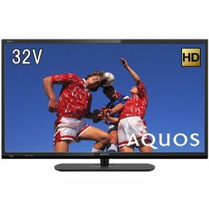 シャープ 32V型 液晶テレビ AQUOS 2T-B32AB1 ハイビジョン 外付HDD対応 (裏番組 録画) 2画面 ／管理：242