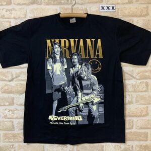 ニルバーナ ニルヴァーナ Tシャツ　XXLサイズ　管3505 バンドTシャツ NIRVANA