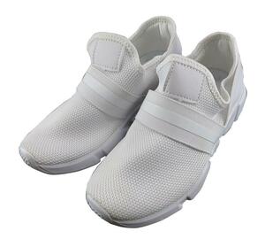 CG3662-2# new goods slip-on shoes rubber sneakers out surface mesh material insole removal possible light weight one leg 180g S size ( 22.0cm~ 22.5cm) white white 