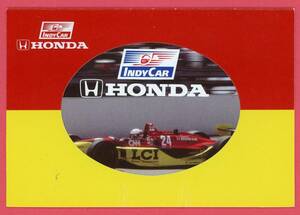 [ картон есть ] телефонная карточка 50 раз *EE03 Indy машина * Honda F1 гоночный автомобиль 