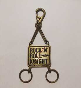 ★矢沢永吉 E,YAZAWA 1987 ROCK'N'ROLL KNIGHT キーホルダーコンサート会場購入品 中古品★