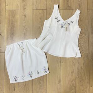 新品タグ付き デイライル ビジューセットアップ