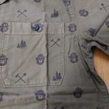 Filson Smokey the Bear Camp Shirt US:XS JP:S フィルソン　スモーキー　ザ　ベア　キャンプ　シャツ　Marsh Olive_画像6