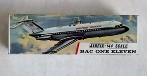 ○AIRFIX エアフィックス／BAC ワンエレブン「ブリテッシュ ユナイテッド」(1/144) オリジナル