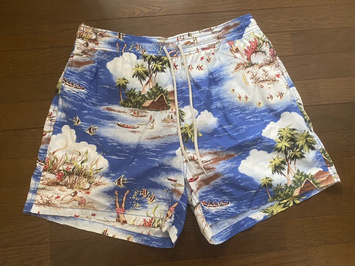 POLO RALPH LAUREN ハワイ柄 ハーフパンツ 40-