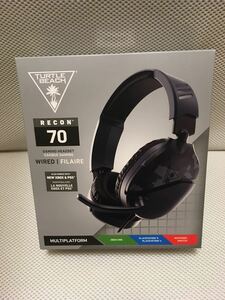 【新品未使用】Turtle Beach タートルビーチ RECON 70 ブルーカモ ゲーミングヘッドセット 公式限定色